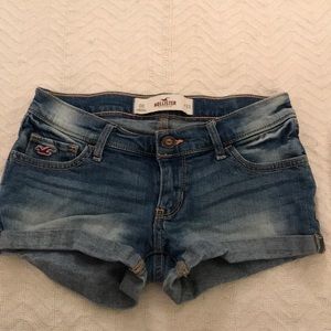 hollister jean shorts